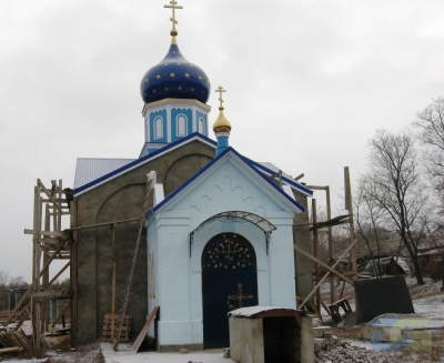  Строительство церкви декабрь 2011г.     